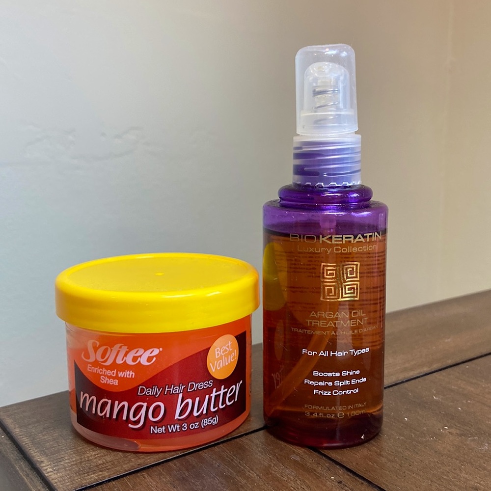 hair butter and hair oil